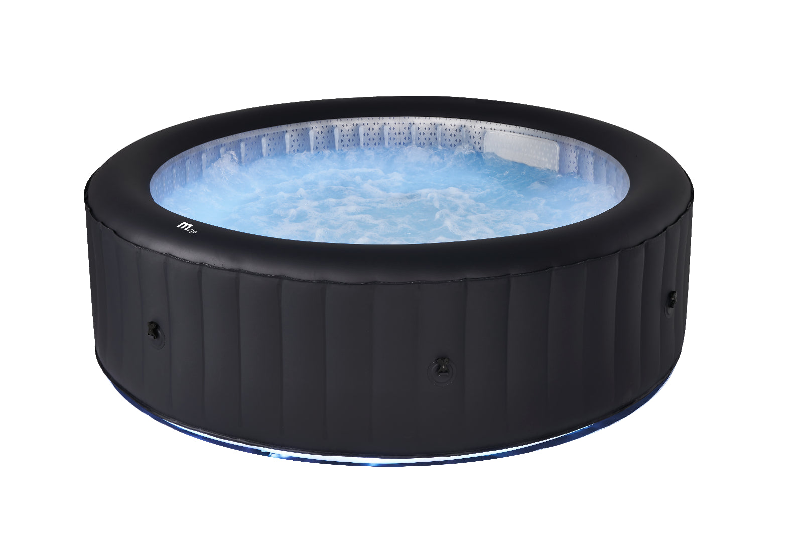 Mspa Aurora 6-Person 138-Jet Plug-&-Play Inflatable Hot Tub W/ Leds & Anti-Icing