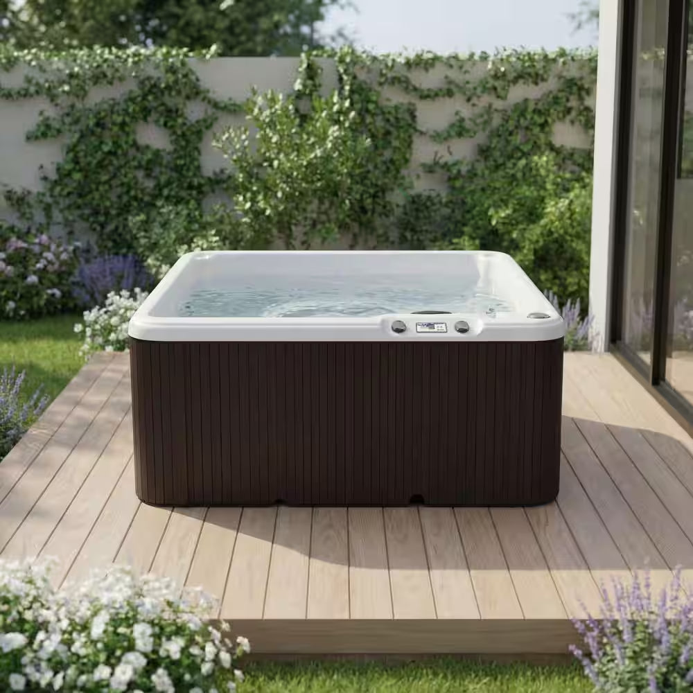 LS350 plus 5-Person 28-Jet 110V Plug and Play Spa with Thermal Locking Cover