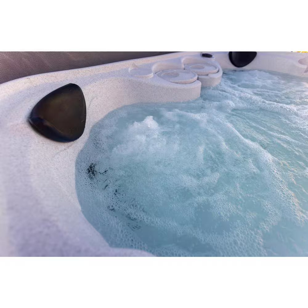 Daydream Ensemble 3500S 7-Person 35-Jet Plug&Play Hot Tub W/Steps, Handrail and Coverlifter & LED Package