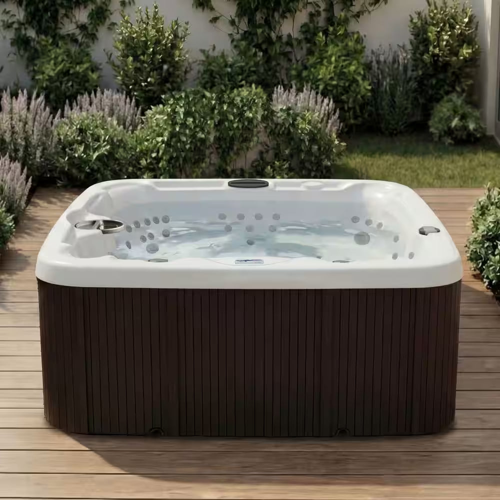 LS600DX 7-Person 65-Jet 230V Standard Spa with 14-Jet Nozzle Turbo Blaster