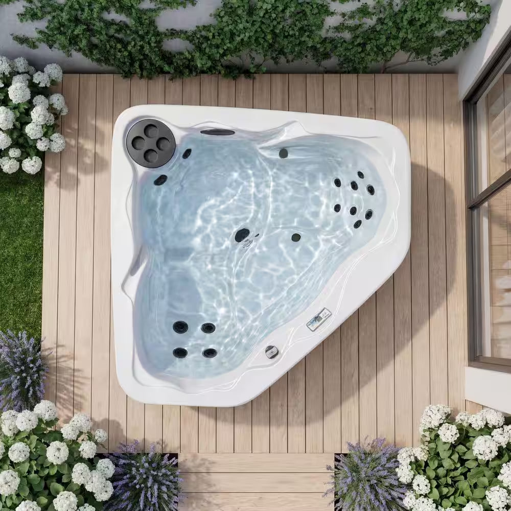 LS300 plus 2-Person 17-Jet 110-Volt Plug and Play Spa with Multi-Color Underwater LED Light
