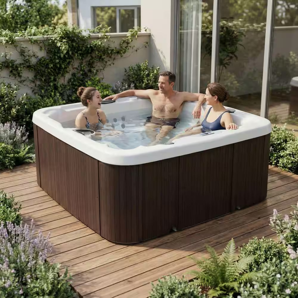 LS600DX 7-Person 65-Jet 230V Standard Spa with 14-Jet Nozzle Turbo Blaster