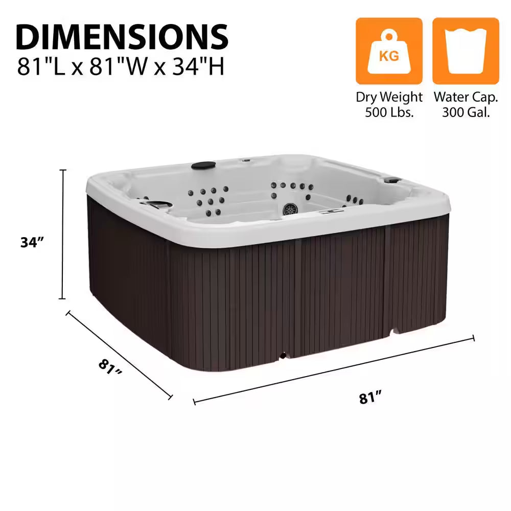 LS700DX 7-Person 90-Jet 230V Standard Spa with Waterfall