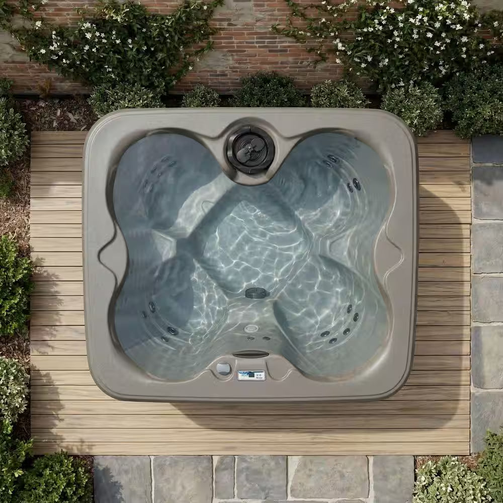 LS100DX 4-Person 20-Jet 110-Volt Plug and Play Spa with Waterfall