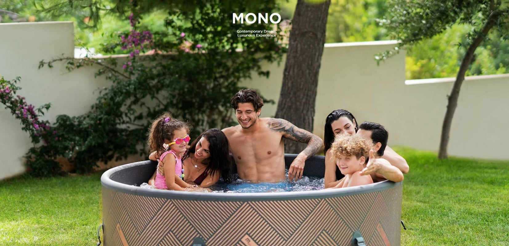 Mspa Mono 6-Person 138-Jet Rigid-Sided Plug-&-Play Hot Tub W/Wi-Fi & Anti-Icing