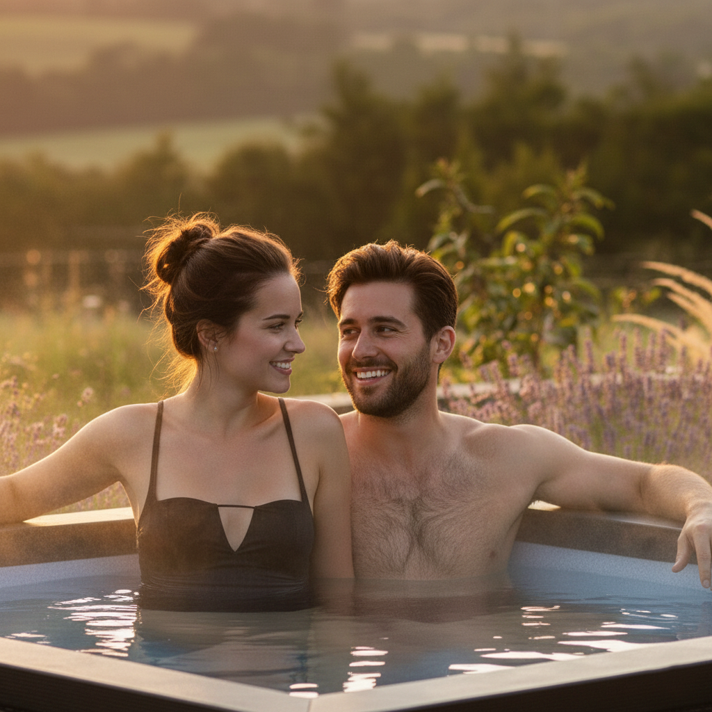 Garda | 4/6-Person Eco Foam Hot Tub | Built-In Integrated Heater