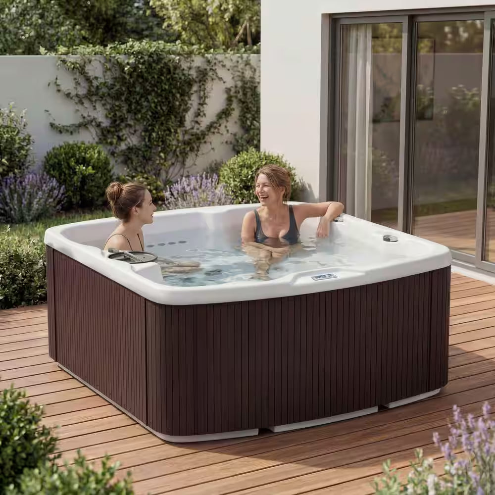 Leganza 6-Person 90-Jet 230V Hot Tub with Lounge Seating