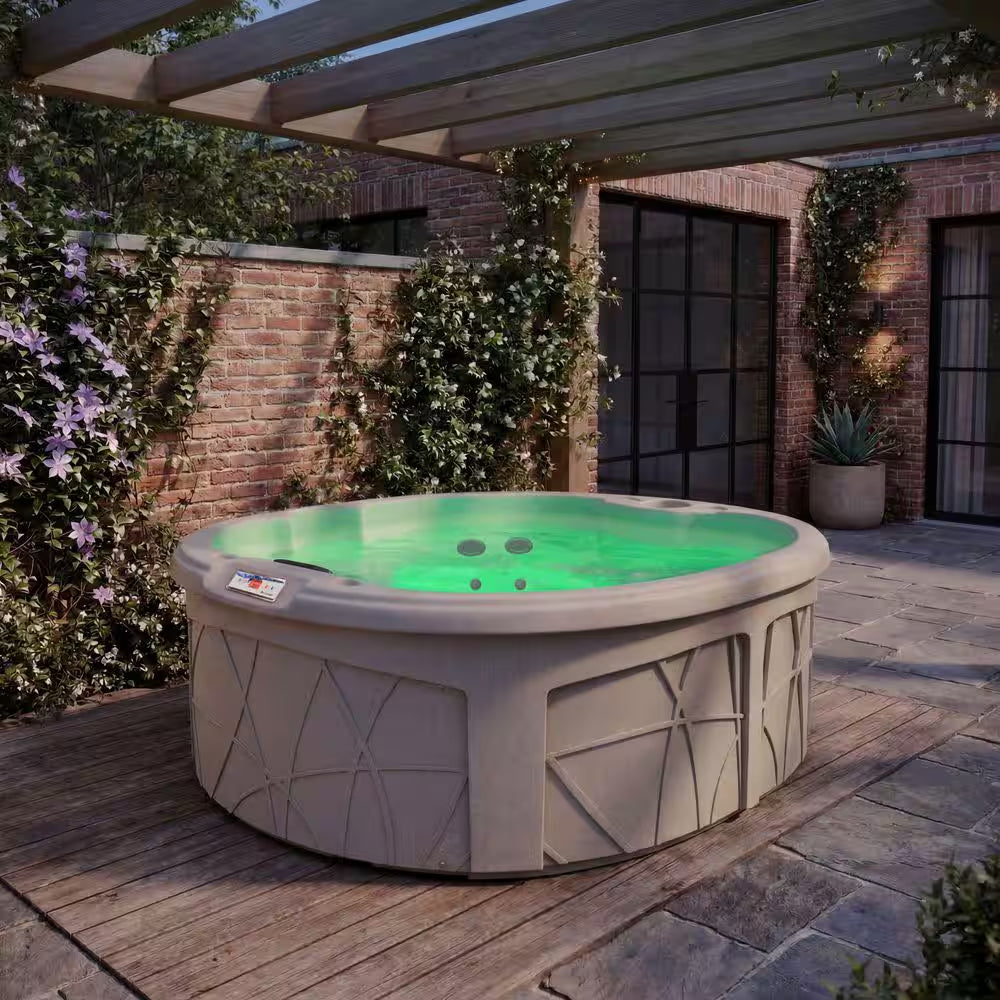 LS200DX 4-Person 20-Jet 115V Plug and Play Hot Tub with Ozonator
