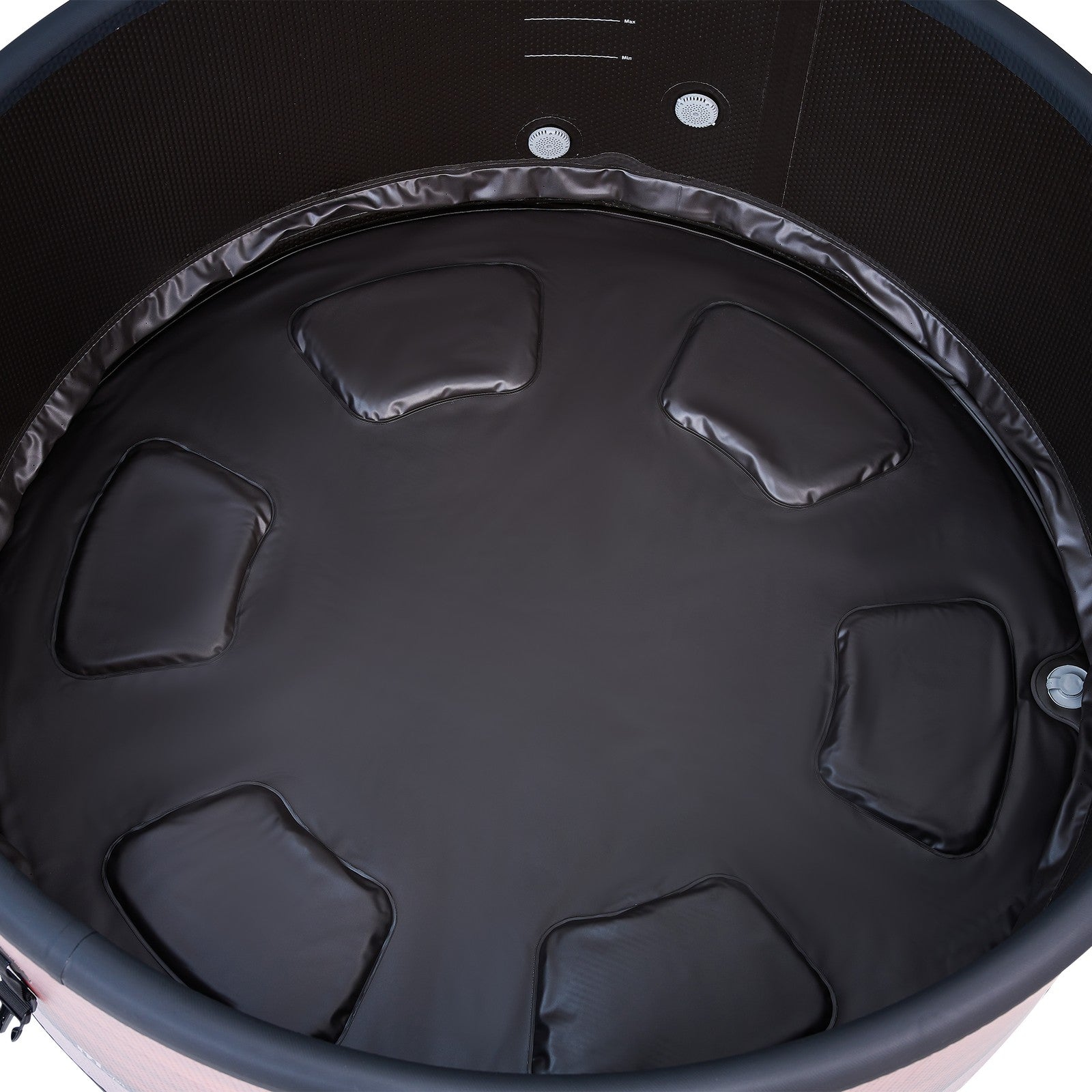Mspa Duet 6-Person round Inflatable Bubble Spa, Thermal Cover, Energy-Efficie