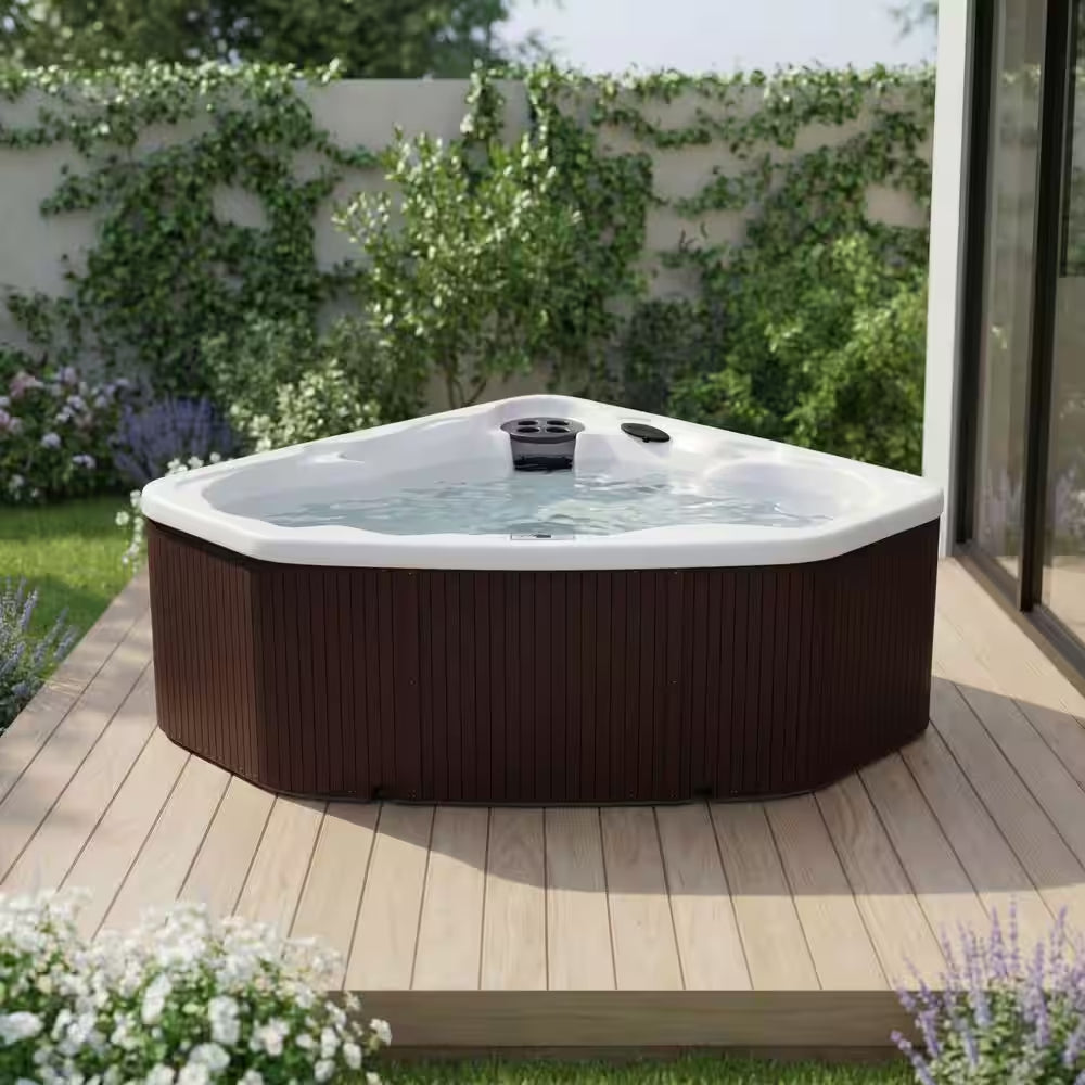 LS300 plus 2-Person 17-Jet 110-Volt Plug and Play Spa with Multi-Color Underwater LED Light