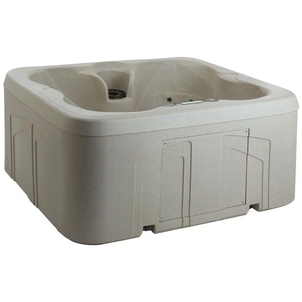 LS100 4-Person 13-Jet 110V Plug and Play Spa with Multi-Color Underwater LED Light