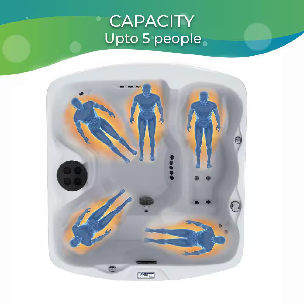 LS550 plus 5-Person 65-Jet 230V Standard Spa with Ozonator