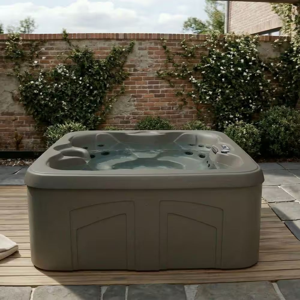 LS100DX 4-Person 20-Jet 110-Volt Plug and Play Spa with Waterfall