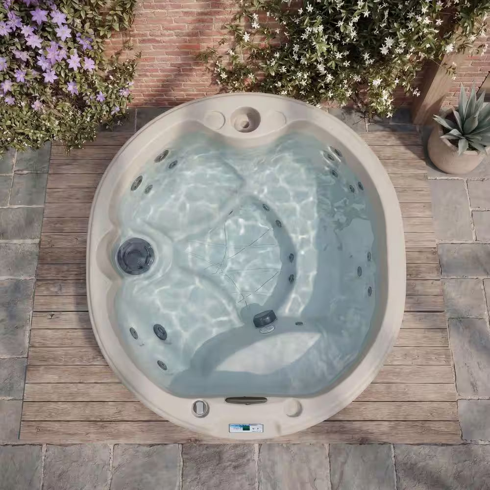 LS200DX 4-Person 20-Jet 115V Plug and Play Hot Tub with Ozonator