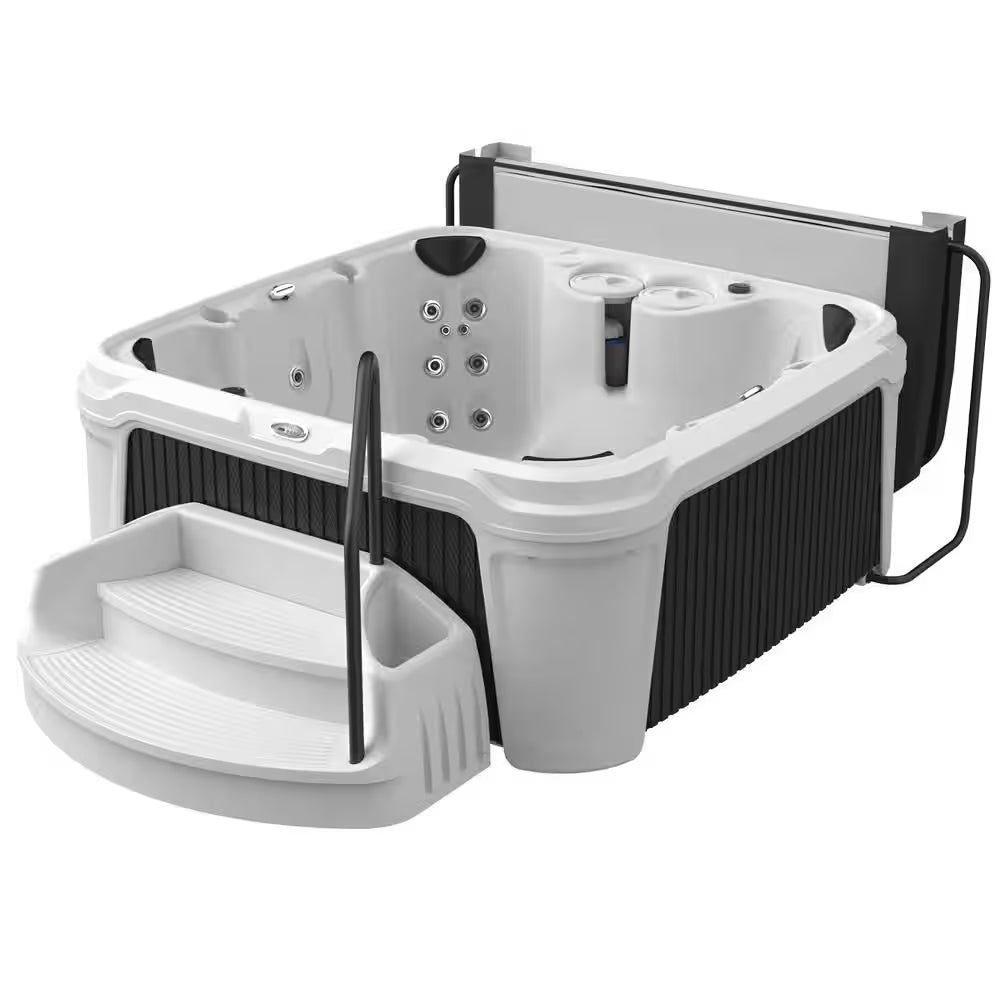 Daydream Ensemble 3500S 7-Person 35-Jet Plug&Play Hot Tub W/Steps, Handrail and Coverlifter & LED Package