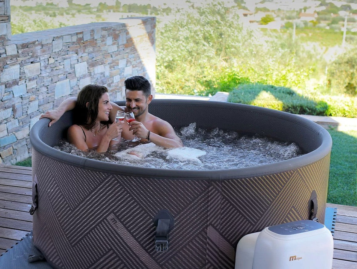 Mspa Mono 6-Person 138-Jet Rigid-Sided Plug-&-Play Hot Tub W/Wi-Fi & Anti-Icing