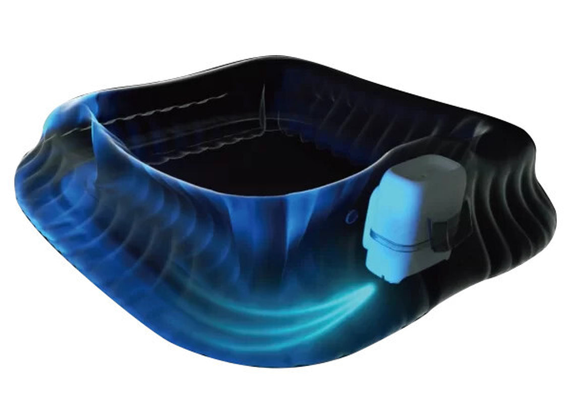 Mspa Aurora 6-Person 138-Jet Plug-&-Play Inflatable Hot Tub W/ Leds & Anti-Icing