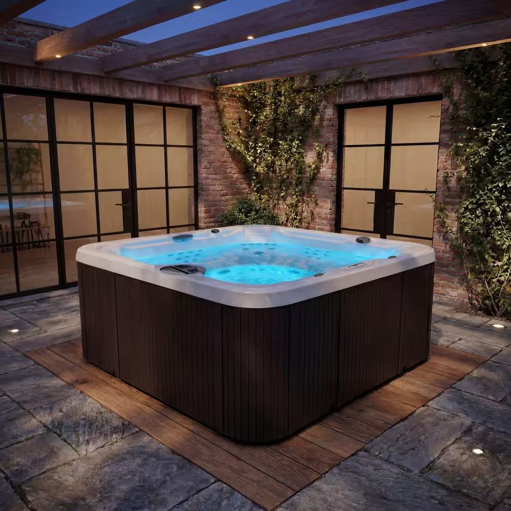 LS700DX 7-Person 90-Jet 230V Standard Spa with Waterfall