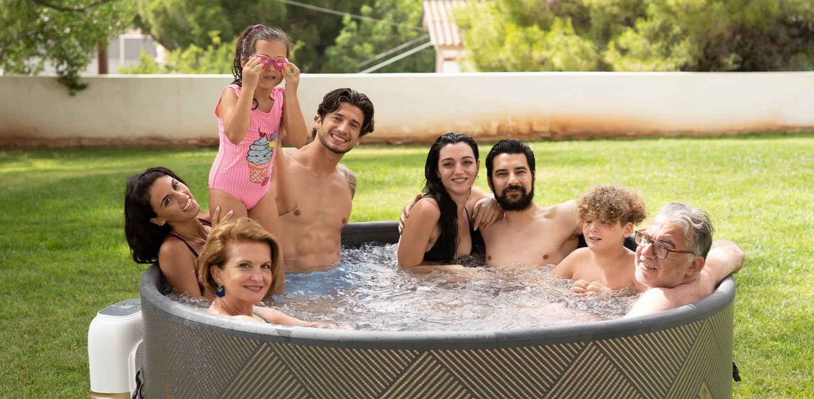 Mspa Mono 6-Person 138-Jet Rigid-Sided Plug-&-Play Hot Tub W/Wi-Fi & Anti-Icing