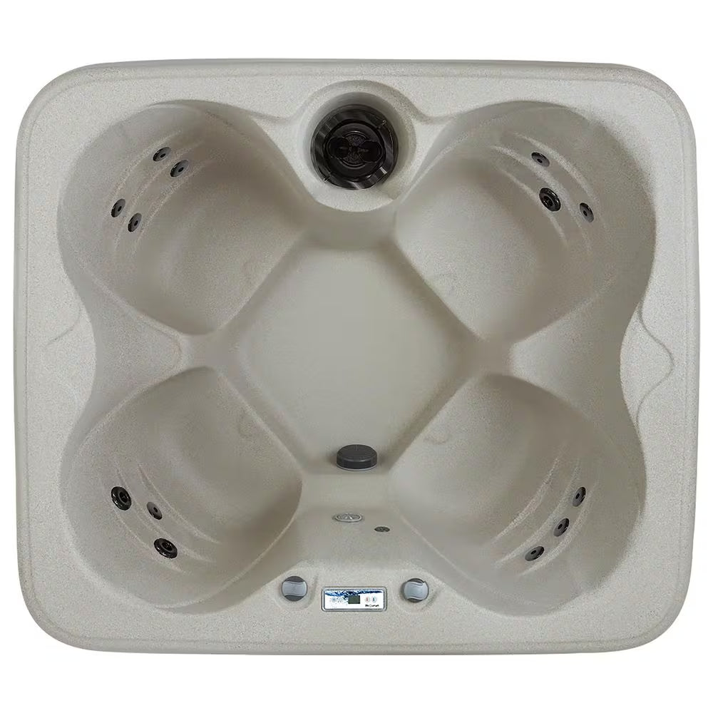 LS100 4-Person 13-Jet 110V Plug and Play Spa with Multi-Color Underwater LED Light
