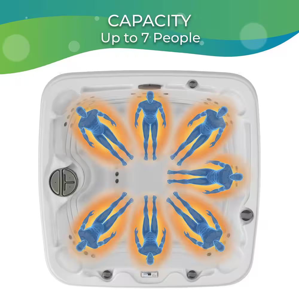 LS700DX 7-Person 90-Jet 230V Standard Spa with Waterfall