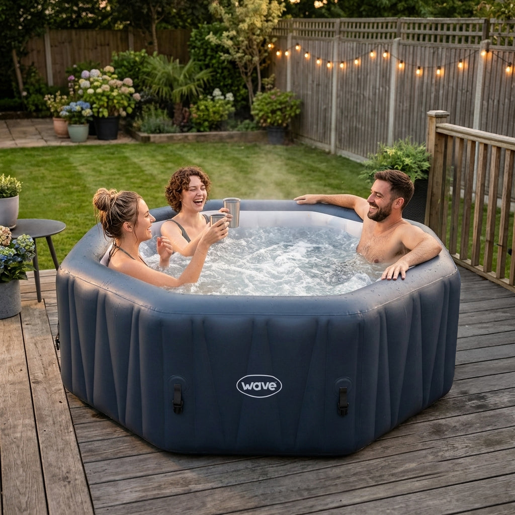 Aegean | 6-Person Inflatable Hot Tub | Built-In Integrated Heater