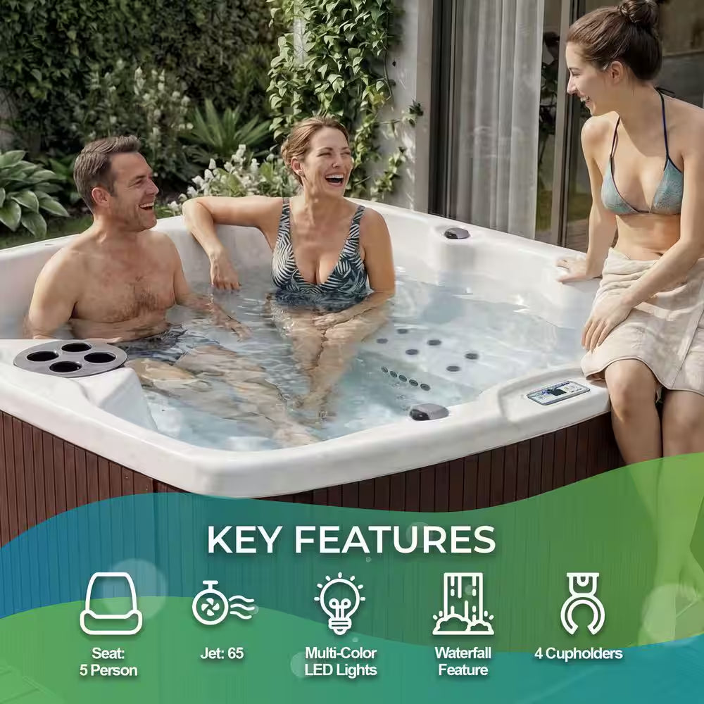 LS550 plus 5-Person 65-Jet 230V Standard Spa with Ozonator
