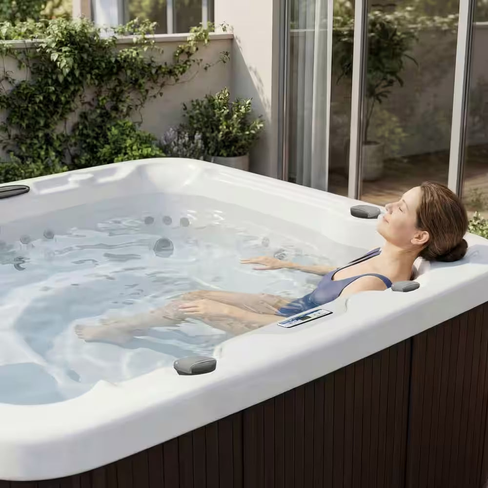 LS600DX 7-Person 65-Jet 230V Standard Spa with 14-Jet Nozzle Turbo Blaster
