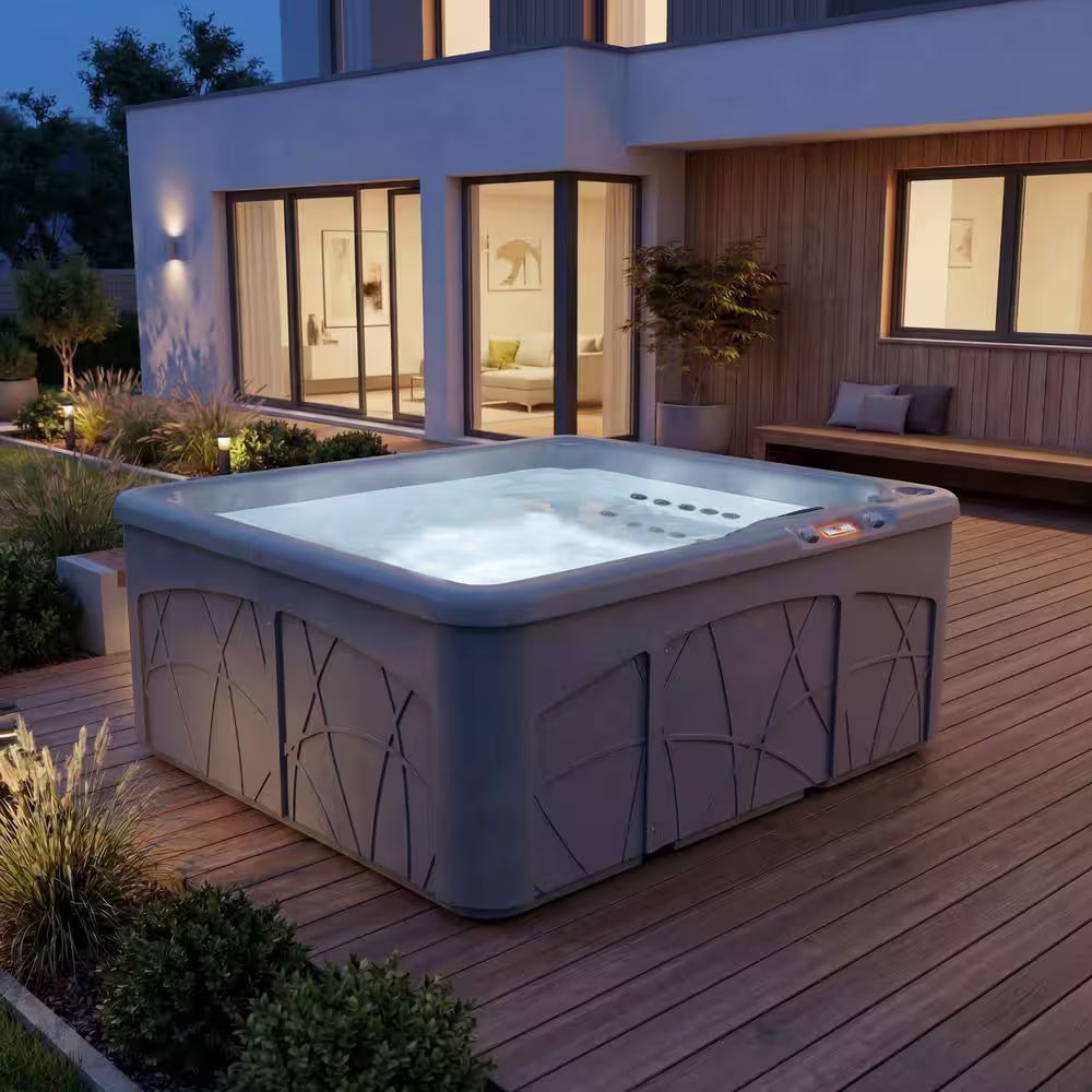LS350DX 5-Person 28-Jet 110V Plug and Play Spa with Ozonator