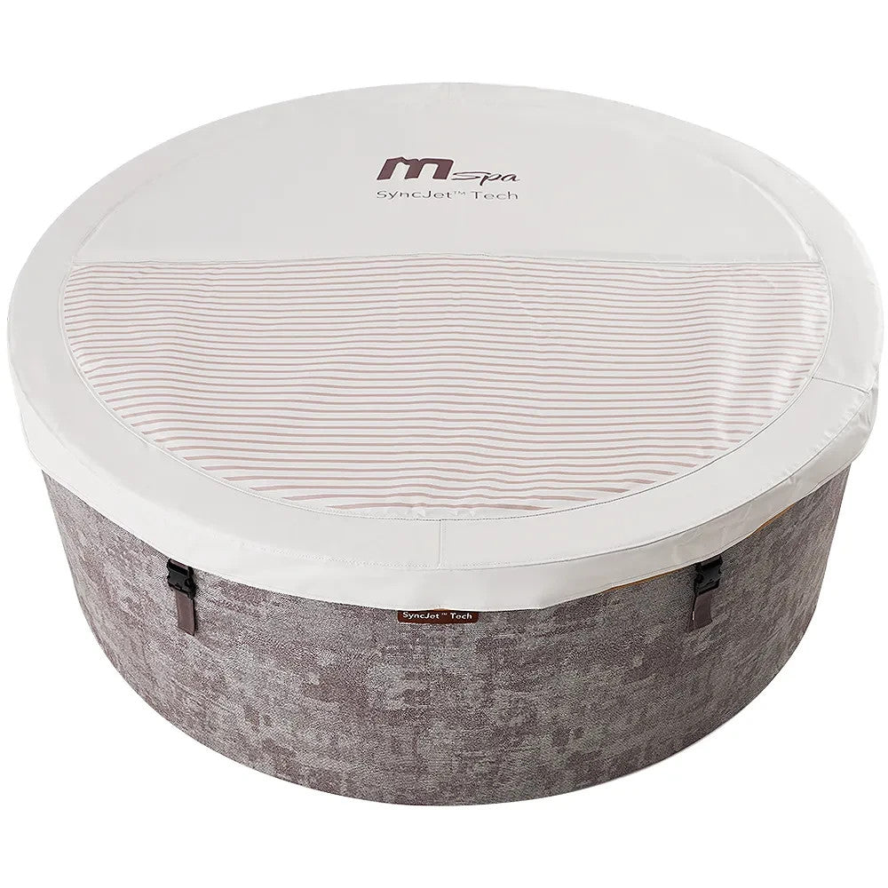 Mspa Cocoon Whirlpool Inflatable Hot Tub Portable Bubble Spa Syncjet Massage Jet