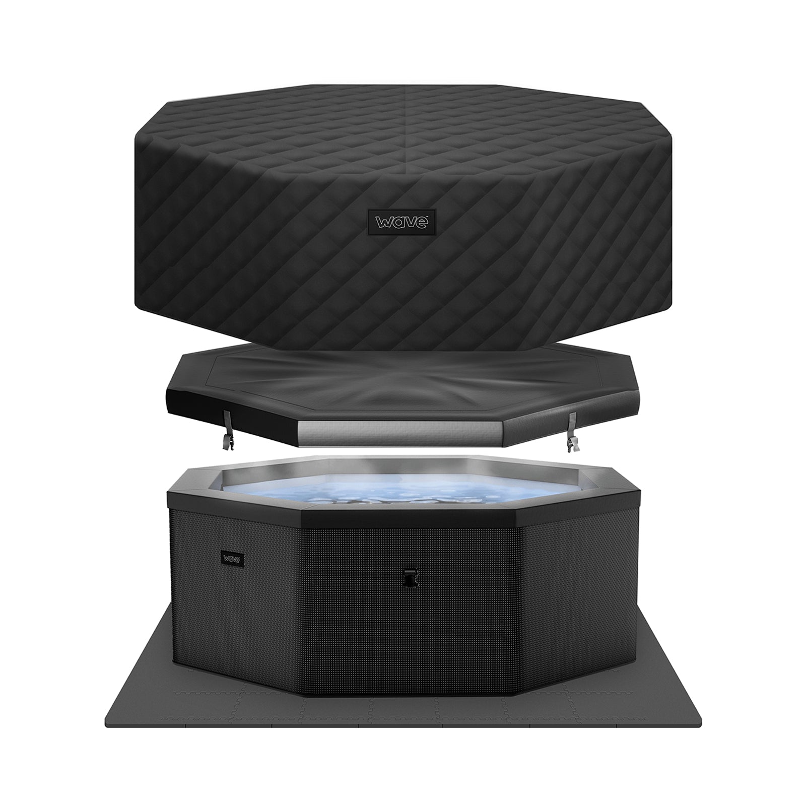 Como | 6-Person Eco Foam Hot Tub | Built-In Integrated Heater
