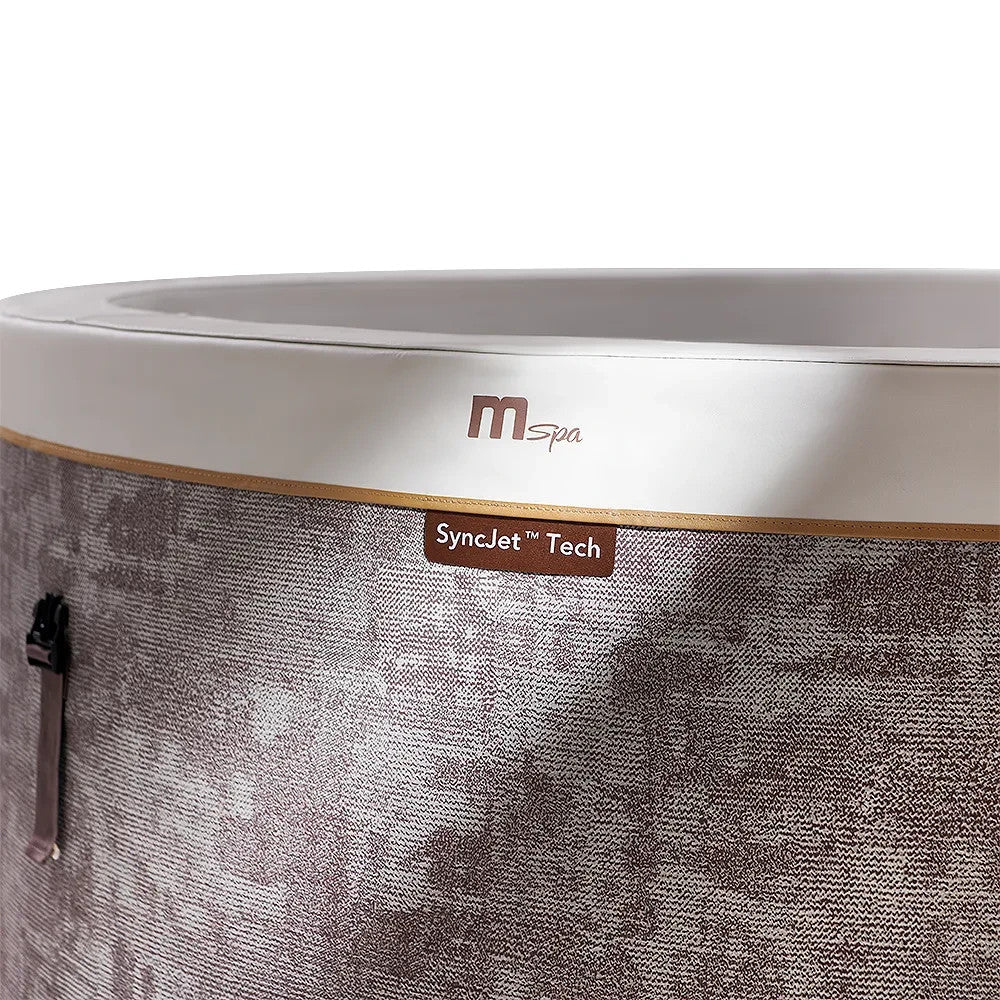 Mspa Cocoon Whirlpool Inflatable Hot Tub Portable Bubble Spa Syncjet Massage Jet