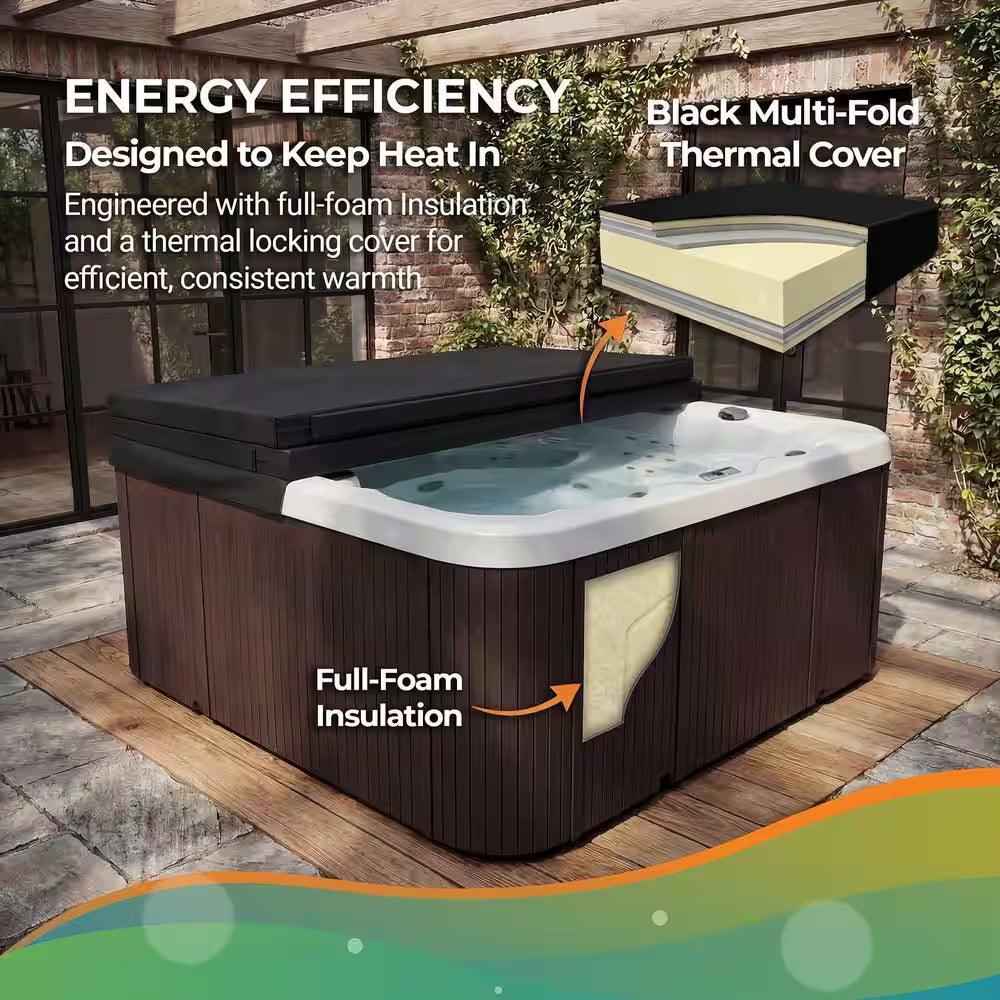 LS700DX 7-Person 90-Jet 230V Standard Spa with Waterfall