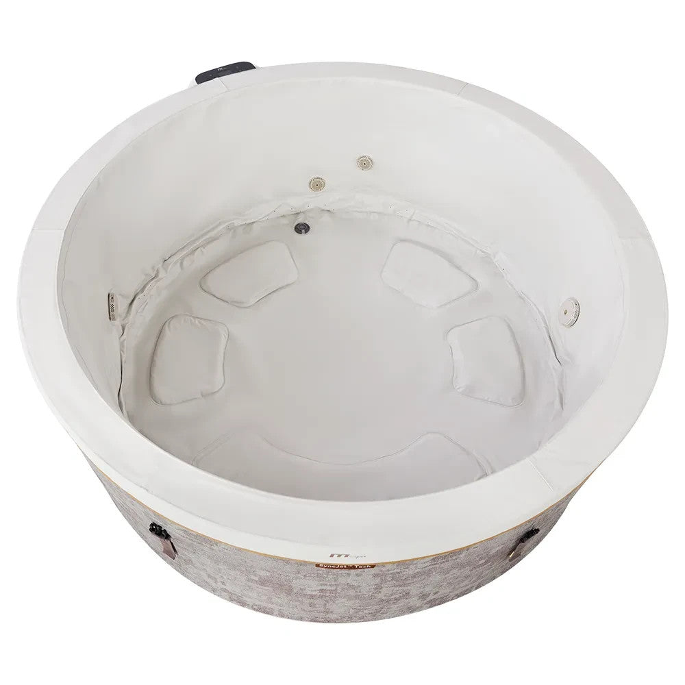 Mspa Cocoon Whirlpool Inflatable Hot Tub Portable Bubble Spa Syncjet Massage Jet
