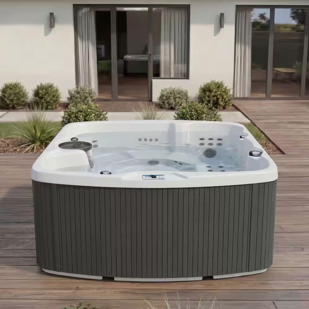 Leganza 6-Person 90-Jet 230V Hot Tub with Lounge Seating