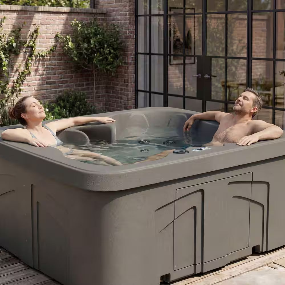 LS100DX 4-Person 20-Jet 110-Volt Plug and Play Spa with Waterfall