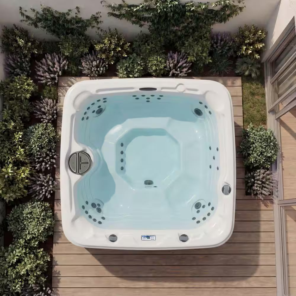 LS600DX 7-Person 65-Jet 230V Standard Spa with 14-Jet Nozzle Turbo Blaster