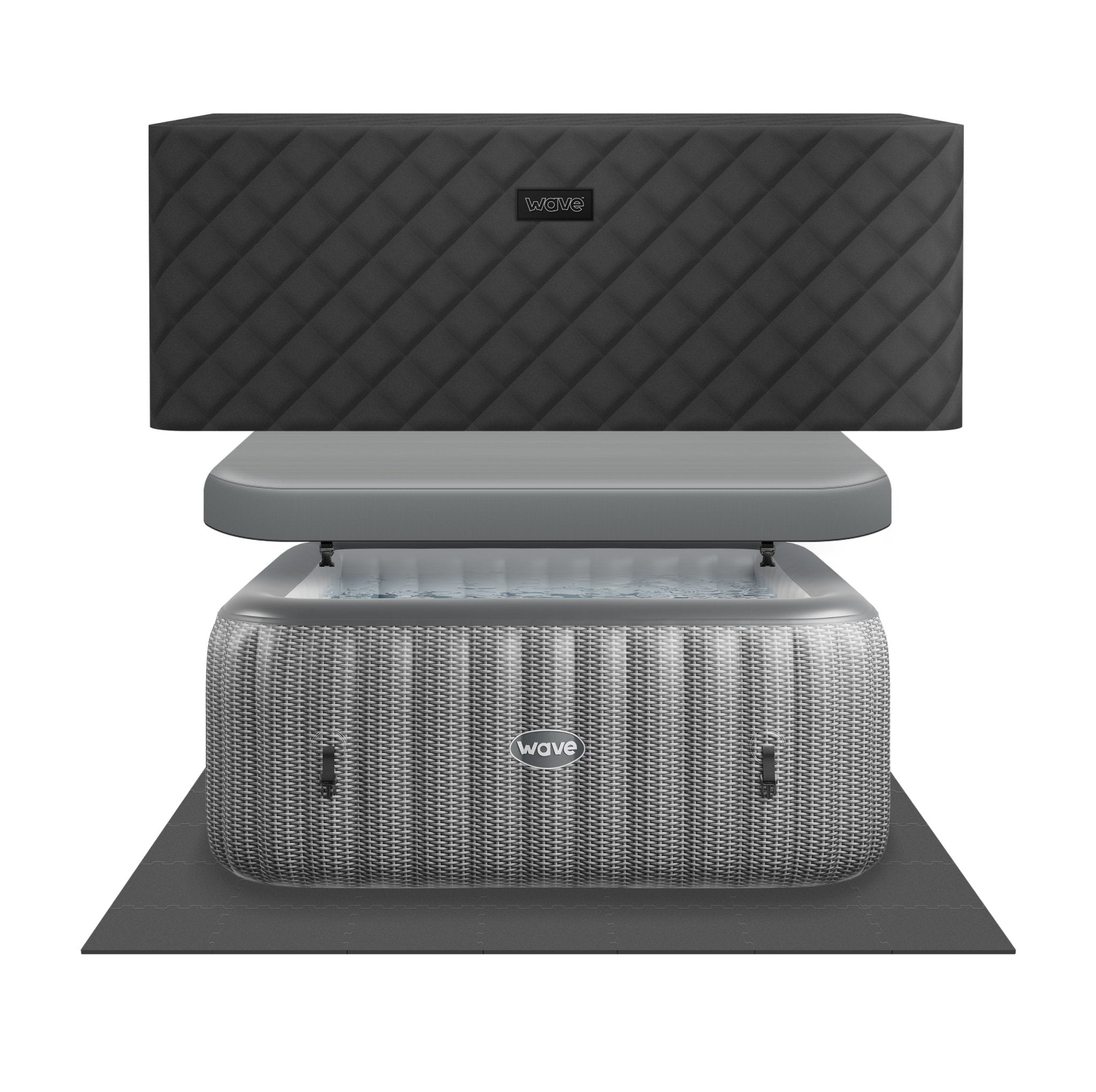 Pacific | 4/6-Person Inflatable Hot Tub | Built-In Integrated Heater